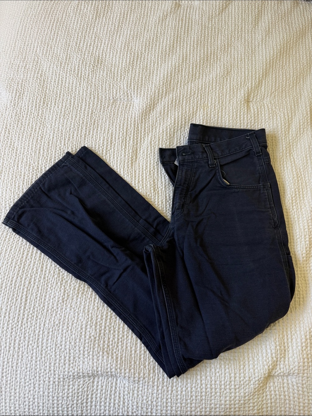 Carhartt FR Men's Work Pants in Dark Navy